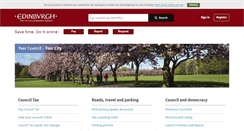 Desktop Screenshot of edinburgh.gov.uk